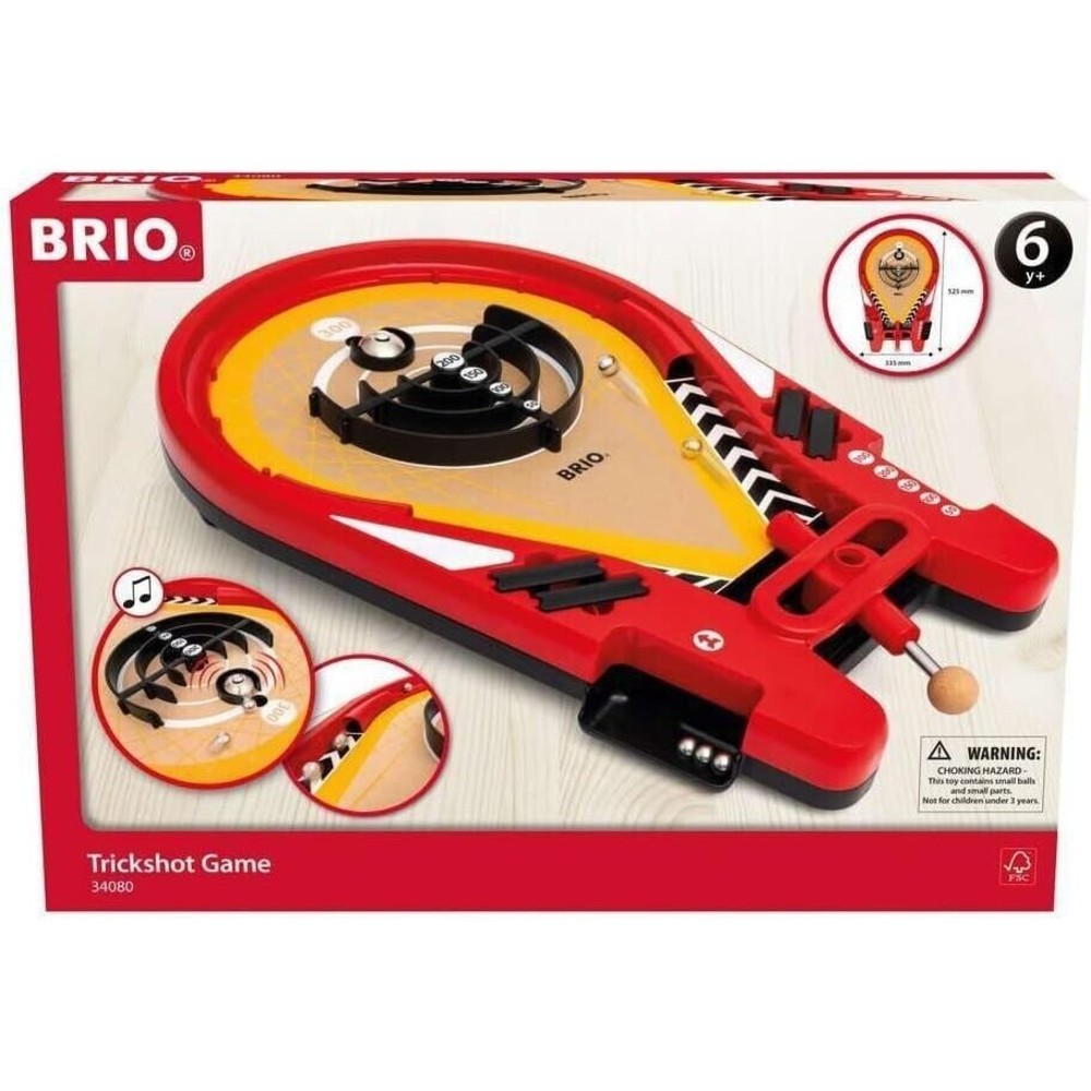 Brio 34080 Trickshot Game | Classic Pinball Game for Ages 6+ NIB